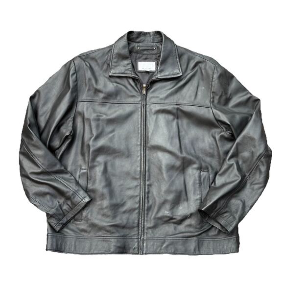Wilsons Leather Other - Wilsons Leather M. Julian Men’s Leather Jacket Size XL Black Zipper Front - READ
